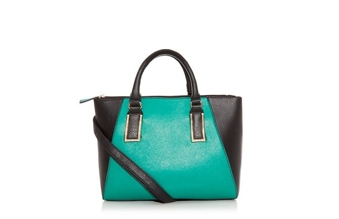 green-contrast-mini-tote-bag