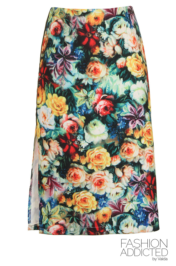 New-Look-Parisian-Flower-Print-Dress