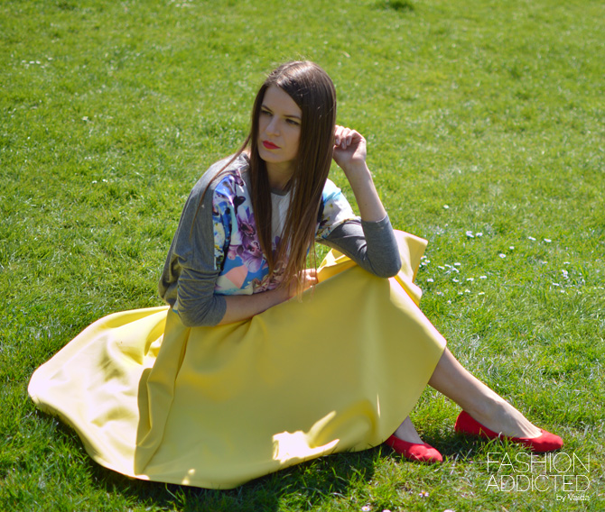 yellow-midi-skirt