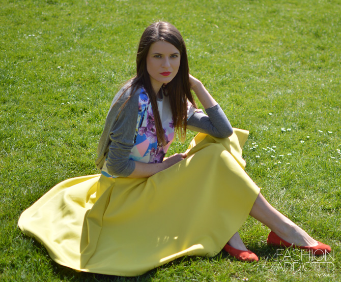 yellow-midi-skirt