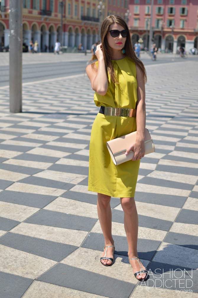 Yellow-cocoon-dress
