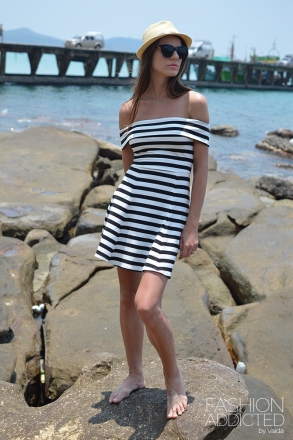ASOS Dress in Stripe - Fashion Addicted