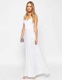 White Spaghetti Strap Dress - Fashion Addicted