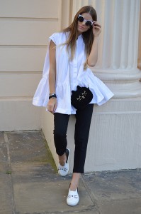 karl-lagerfeld-cat-slip-ons-shoes-unode50-ibiza-bracelet-asos-white-oversized-shirt-vans-polka-dot-sunglasses-fashion-blogger-london