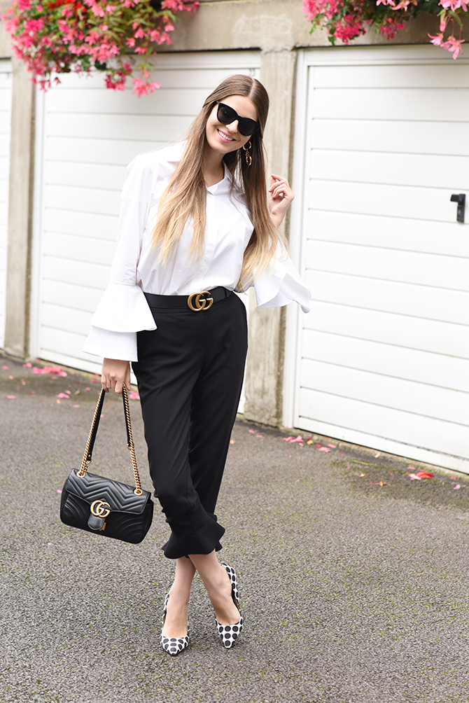 frill-hem-trousers-gucci-marmont-bag-belt-fashion-blogger-london