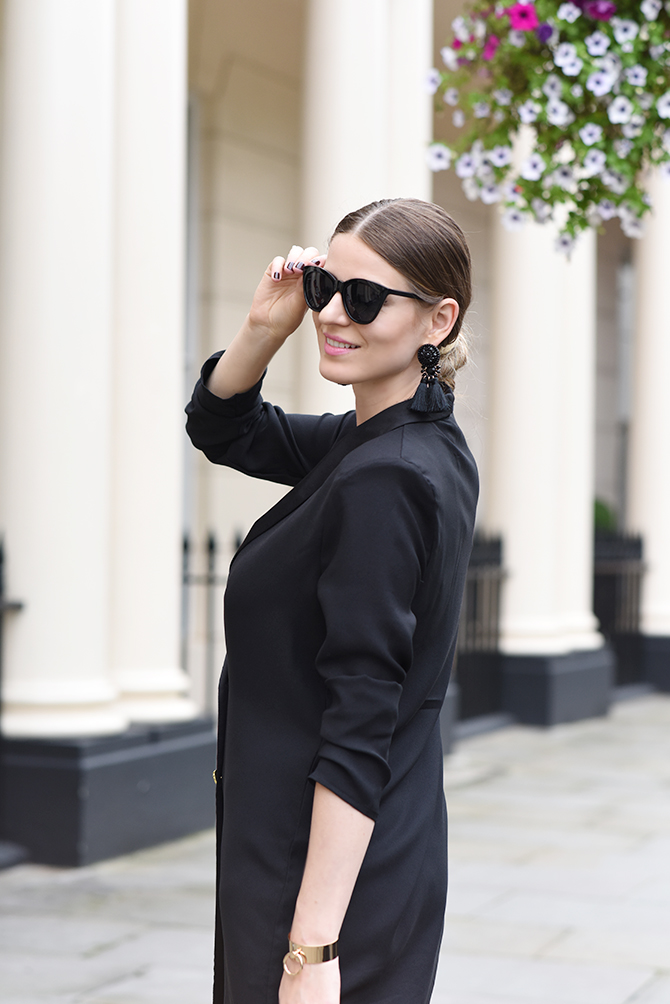 tuxedo-dress-tassel-earrings-fashion-blogger-london