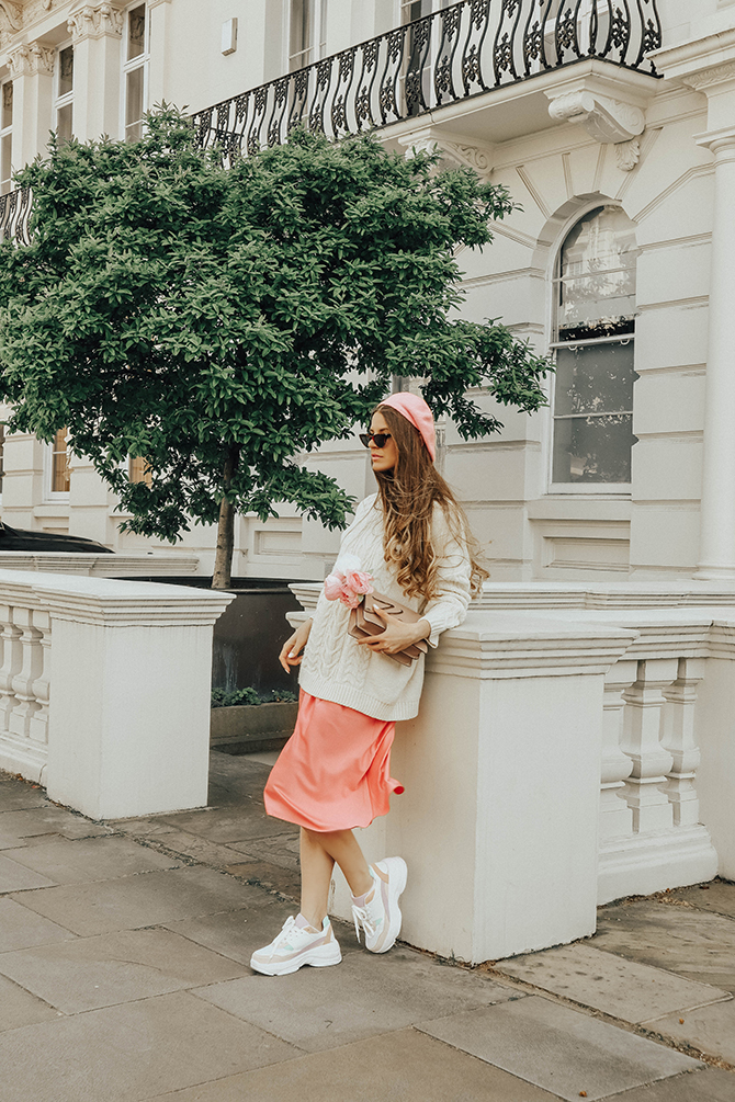 satin-slip-skirt-pink-new-look-chunky-trainers-karl-lagerfeld-signature-bag-fashion-blogger-london-6