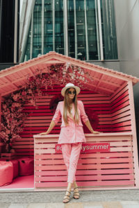 check-suit-pink-boohoo-fashion-blogger-london-fedora-hat-2