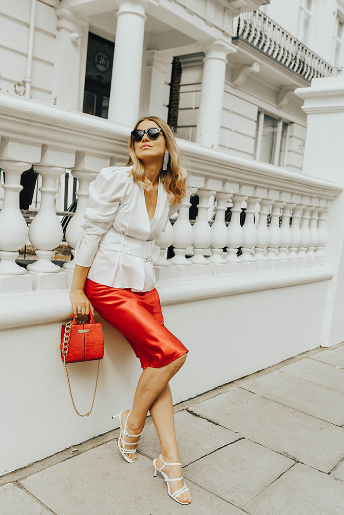 red-slip-skirt-river-island-belted-puff-shoulder-shirt-fashion-blogger-london-notting-hill